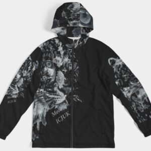 ICJUK Exclusive lightweight Windbreaker Black and White Leopard